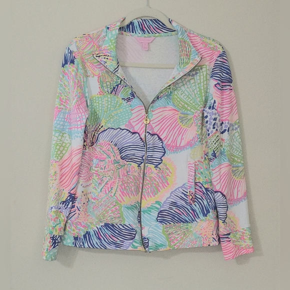 Lily Pulitzer Leona Full Zip - Picture 2 of 8